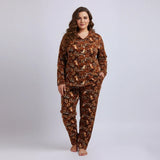 طقم دفاية حريمي فايبر مكستر ألوان متعددة شتوي من إيه إل واي - RD-1