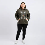 سويتشيرت مطبوع حريمي ميلتون زيتي من ان جي - ND-11