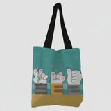 شنطة تسوق حريمي قماش ثقيل الوان متعددة جميع المواسم من ان باج -07832-60