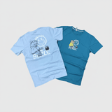 تيشيرت برقبة دائرية رجالي سينجل ليكرا الوان متعددة صيفي من فرعون-25-3444-50