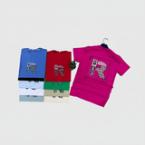 تيشيرت برقبة دائرية رجالي سينجل ليكرا الوان متعددة صيفي من فرعون-25-3439-50