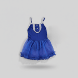 مايوة قطعه واحده بناتي غطس ليكرا ازرق صيفي من اس كيه اتش -101339-3