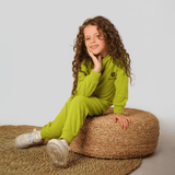 ترينج أكمام طويلة مع بنطلون بناتي ألوان متعددة من روزانا