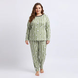 دفايه مطبوع حريمي فايبر مكستر ألوان متعددة من ان جي - ND-15