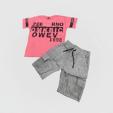 طقم شورت اولادي قطن الوان متعددة صيفي من فرعون-25-9500