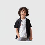 توينز قميص وتيشرت اولادي سوفت الوان متعددة صيفي من لارك ارت-8877-B