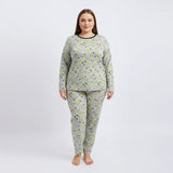 دفايه مطبوع حريمي فايبر مكستر ألوان متعددة من ان جي - ND-14