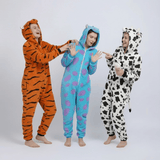 سالوبيت مطبوع اطفالي محير بولار الوان متعددة شتوي من ايه ال واي - T-48