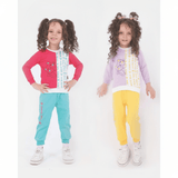 Rozana Set of Sweatshirt and Pants Kids, Milton Cotton - Multicolor