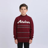 بلوفر مطبوع اولادي عجينه الوان متعددة من دابليو اس اتش - WSH-49