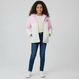 جاكيت بامب بكابيشوه ووتر بروف مبطن فرو بناتى ووتر بروف مبطن فرو الوان متعدده شتوي من كيه اتش ال - Girls