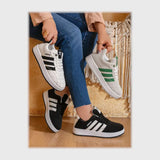 حذاء سنيكرز حريمى فوندي جلد اسكاى مستورد ونعل PVC حقن ألوان متعددة جميع المواسم من فايف إتش - H.914