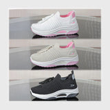 حذاء سنيكرز حريمى فوندي تريكو خيط مستورد ونعل PVC حقن الوان متعددة جميع المواسم من كيو كيو - HE231-5