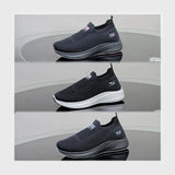 حذاء سنيكرز حريمى فوندي تريكو خيط مستورد ونعل PVC حقن الوان متعددة جميع المواسم من كيو كيو - HE280021