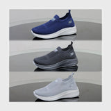 حذاء سنيكرز حريمى فوندي تريكو خيط مستورد ونعل PVC حقن الوان متعددة جميع المواسم من كيو كيو - HE28004