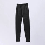 بنطلون ساده حريمي ليكرا اسود جميع المواسم من اتش اوه - HO-1-BK