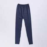 بنطلون ساده حريمي ليكرا كحلي جميع المواسم من اتش اوه - HO-1-NV