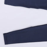 بنطلون ساده حريمي ليكرا كحلي جميع المواسم من اتش اوه - HO-1-NV