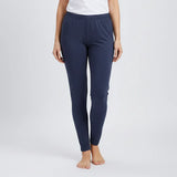 بنطلون ساده حريمي ليكرا كحلي جميع المواسم من اتش اوه - HO-1-NV