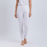 بنطلون ساده حريمي ليكرا ابيض جميع المواسم من اتش اوه - HO-1-WH