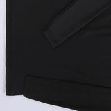 بدي راوند ساده حريمي ليكرا اسود جميع المواسم من اتش اوه - HO-BK