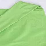 بدي راوند ساده حريمي ليكرا اخضر جميع المواسم من اتش اوه - HO-GR