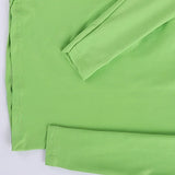 بدي راوند ساده حريمي ليكرا اخضر جميع المواسم من اتش اوه - HO-GR