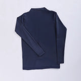 بدي راوند ساده حريمي ليكرا كحلي جميع المواسم من اتش اوه - HO-NV