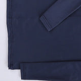 بدي راوند ساده حريمي ليكرا كحلي جميع المواسم من اتش اوه - HO-NV