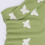 بلوفر هاي وست رسومات حريمى تريكو اخضر شتوي من اتش - Hi-West-1