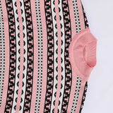 بلوفر هاي وست رسومات حريمى تريكو بينك شتوي من اتش - Hi-West-2-PK