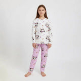 طقم دفاية بناتي فايبر مكستر أشكال متعددة ألوان متعددة شتوي من إيه إل واي - T-4