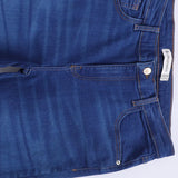 بنطلون جينز وايد ليج حريمي ليكرا مستورد ازرق جميع المواسم من عربي جينز - Jeans-Blue