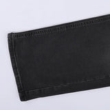 بنطلون جينز وايد ليج حريمي ليكرا مستورد رمادي غامق جميع المواسم من عربي جينز - Jeans-Dark grey