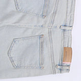 بنطلون جينز وايد ليج حريمي ليكرا مستورد ازرق فاتح جميع المواسم من عربي جينز - Jeans-light Blue