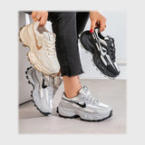 حذاء سنيكرز حريمى فوندي جلد إسكاي مستورد ونعل PVC حقن الوان متعددة جميع المواسم من بي ان - K102