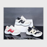 حذاء سنيكرز حريمى فوندي جلد إسكاي مستورد ونعل PVC حقن الوان متعدده جميع المواسم من كيو ار - KH390