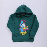 سويتشيرت هودي مطبوع اطفالي قطن اخضر شتوي من اتش - Kids-11