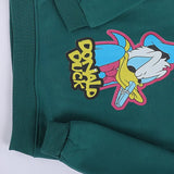 سويتشيرت هودي مطبوع اطفالي قطن اخضر شتوي من اتش - Kids-11