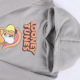 سويتشيرت هودي مطبوع اطفالي قطن رصاصي شتوي من اتش - Kids-14