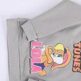 سويتشيرت هودي مطبوع اطفالي قطن رصاصي شتوي من اتش - Kids-14