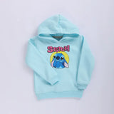 سويتشيرت هودي مطبوع اطفالي قطن اكوا شتوي من اتش - Kids-3