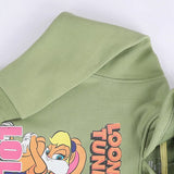 سويتشيرت هودي مطبوع اطفالي قطن منت جرين شتوي من اتش - Kids-8