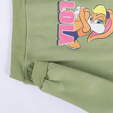 سويتشيرت هودي مطبوع اطفالي قطن منت جرين شتوي من اتش - Kids-8