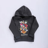 سويتشيرت هودي مطبوع اطفالي قطن رمادي غامق شتوي من اتش - Kids-9