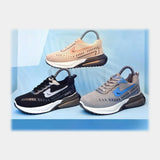 حذاء سنيكرز حريمى فوندي جلد إسكاي مستورد ونعل PVC حقن الوان متعددة جميع المواسم من آل وحيد-L-924