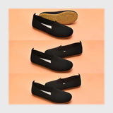 حذاء سنيكرز حريمى فوندي جلد إسكاي مستورد ونعل PVC حقن اسود جميع المواسم من بري باندا - LT137