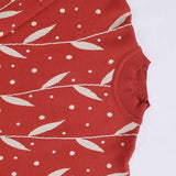 بلوفر رسومات حريمى تريكو احمر شتوي من اتش - Lady-tree-4