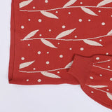 بلوفر رسومات حريمى تريكو احمر شتوي من اتش - Lady-tree-4