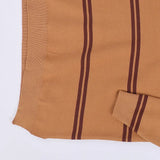 بلوفر مقلم حريمى تريكو كافيه شتوي من اتش - Lady2-2